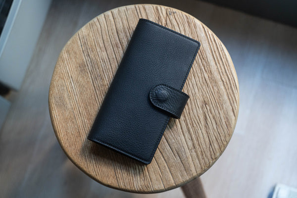 6 COLORS - The Weeks Wallet in Pebbled Leather
