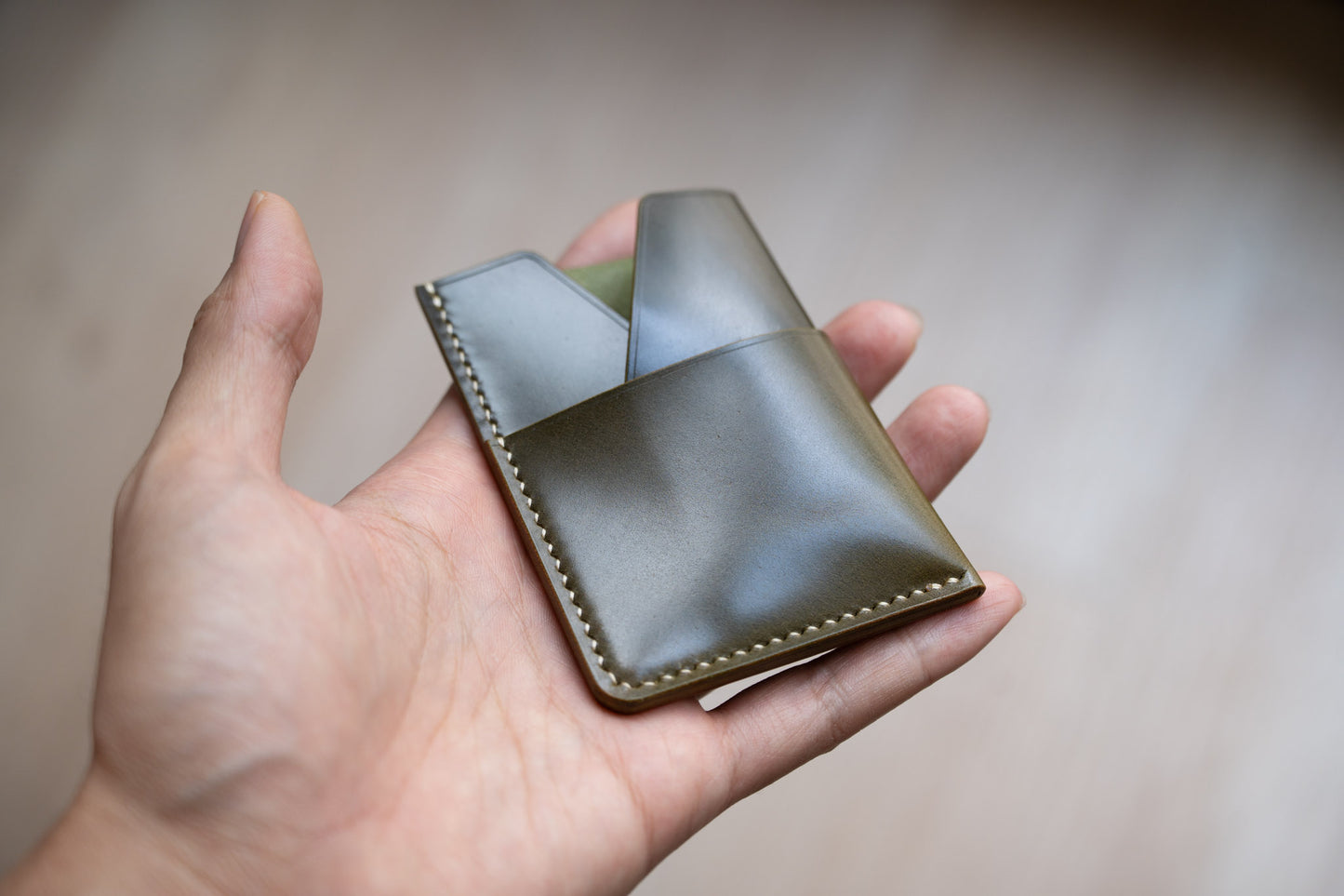 7 COLORS - Shell Cordovan Kimono Card Wallet