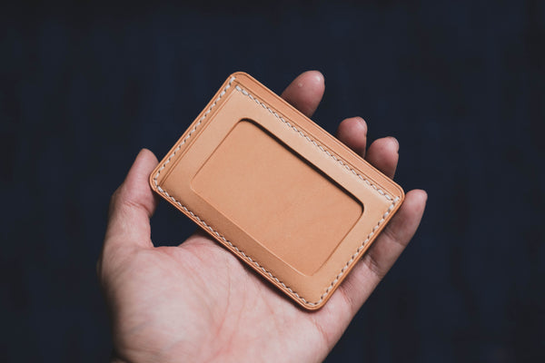13 COULEURS - Portefeuille en cuir Buttero avec fenêtre et porte-cartes