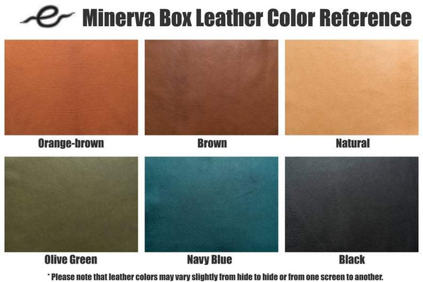 6 COLORS - A6/Hobonichi/Midori MD Natural Snap Closure Pebbled Leather Notebook Cover - Eternal Leather Goods