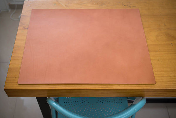 12 COLORS - Pink Buttero Leather Desk / Keyboard & Mouse Pad