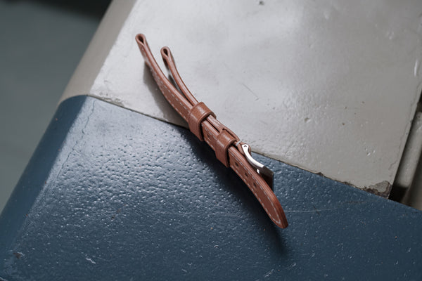 Standardarmband aus natürlichem Shell Cordovan-Leder für Panerai (22, 24 oder 26 mm)