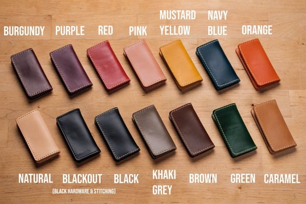 14 COLORS - Leather SD Card, Switch Game Card Holder - Eternal Leather Goods