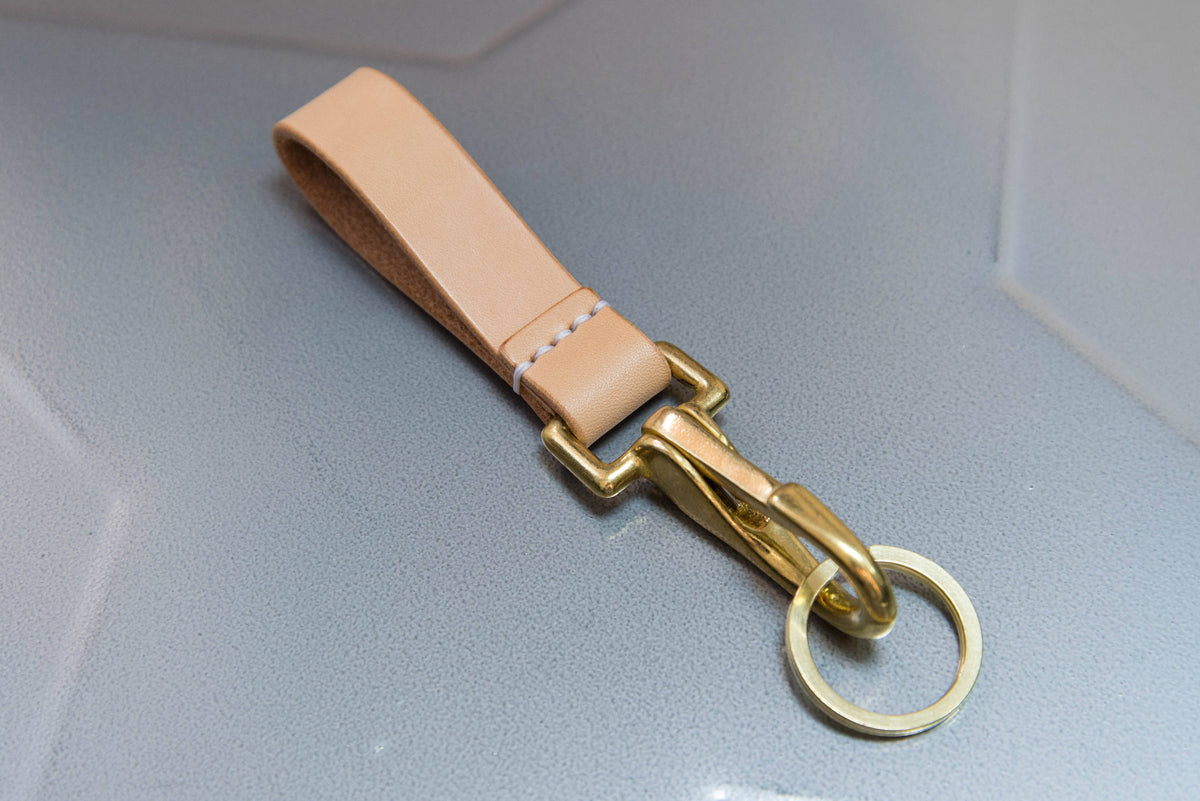 Solid Brass Fish Hook Key Holder 
