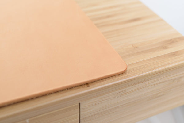 Natural Leather Desk / Keyboard & Mouse Pad