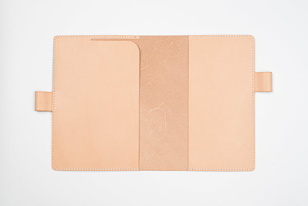 A5/Hobonichi Cousin/Seven Seas Natural Leather Notebook Cover