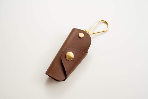 12 COLORS - Brown Buttero Leather Key Case - Eternal Leather Goods