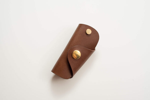 12 COLORS - Brown Buttero Leather Key Case - Eternal Leather Goods