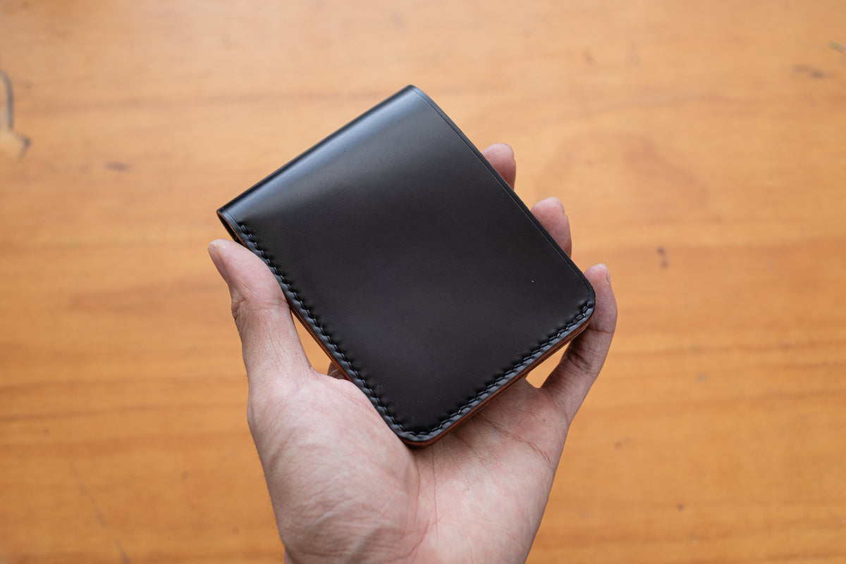 forme Hand Wallet Cordovan Black×DOUBLE forme Short Wallet (Cordovan×DOUBLE Black) – RECTOHALL