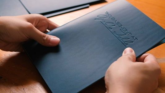Making 100 Buttero Leather Menu Covers | Eternal Leather Goods - Eternal Leather Goods