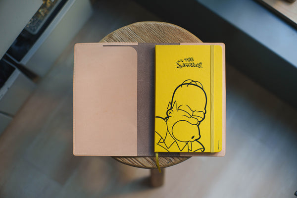 Customizable - Two-tone Buttero Moleskine Classic Notebook Leather Cover