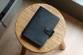 6 COLORS - B6/Stalogy Snap Closure Pebbled Leather Notebook Cover