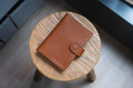 6 COLORS - B6/Stalogy Snap Closure Pebbled Leather Notebook Cover