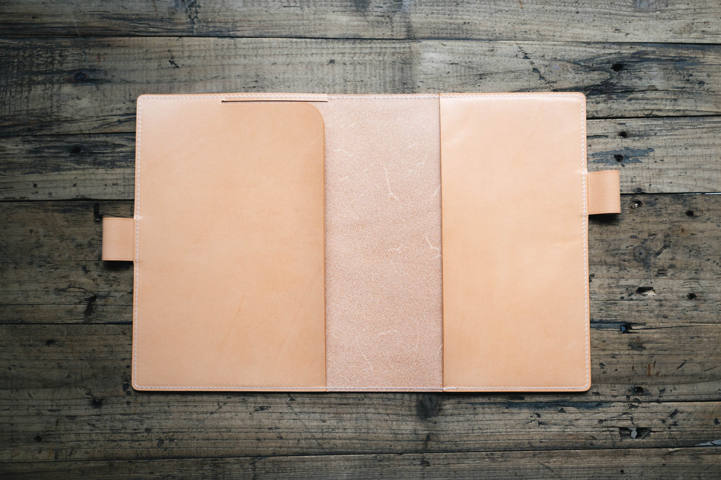 13 COULEURS - Couverture de carnet en cuir A5/Hobonichi Cousin/Seven Seas Buttero avec passants pour stylos emboîtables