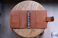 Organiseur de poche pour bagues en cuir grainé
