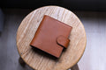 Organiseur de poche pour bagues en cuir grainé