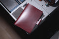 13 COLORS - A5/Hobonichi Cousin/Seven Seas Buttero Leather Notebook Cover with interlocking pen loops