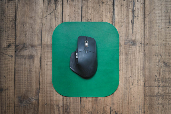 13 COULEURS - Tapis de souris rectangulaire en cuir Buttero