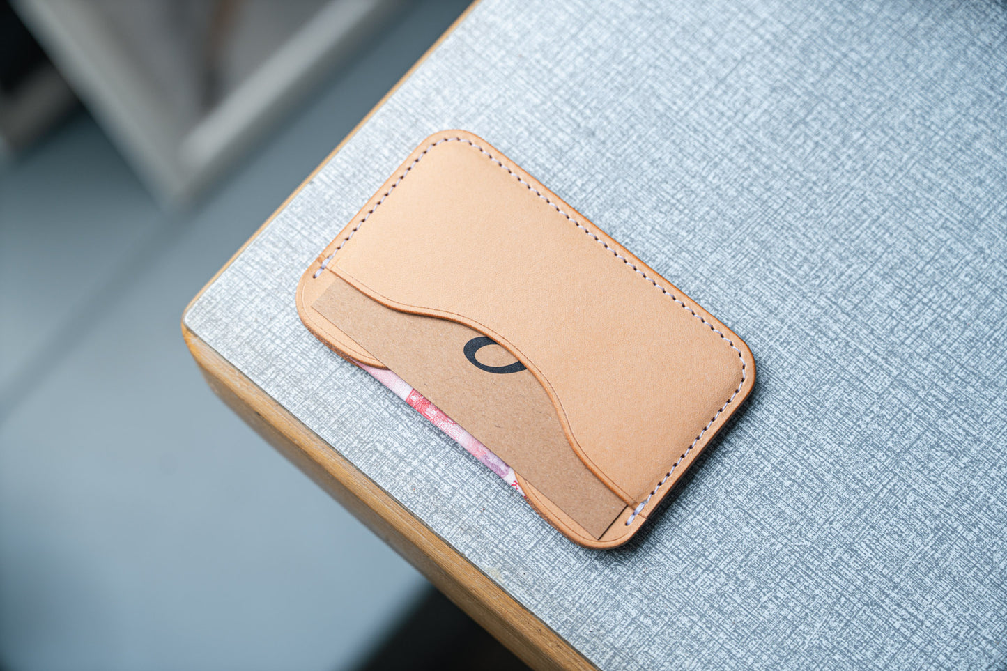 13 COLORS - Buttero Leather 3-Pocket Leather Card Wallet