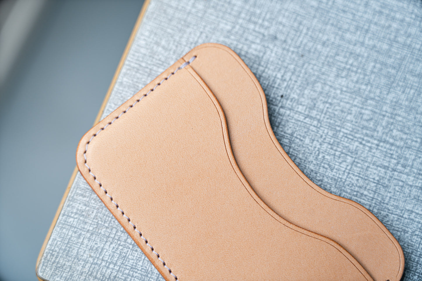 13 COLORS - Buttero Leather 3-Pocket Leather Card Wallet