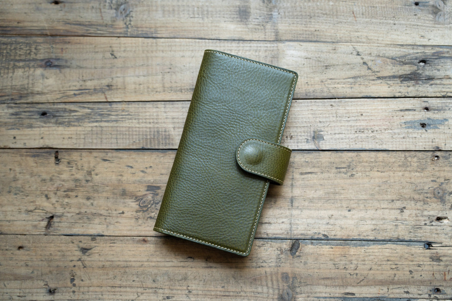 6 FARBEN - The Weeks Wallet aus genarbtem Leder