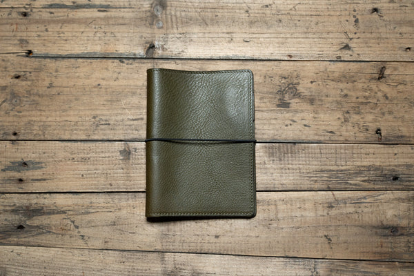 Clearance - Olive Green A6 Folio Cover