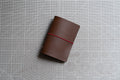 Buttero Leather Ring Binder Cover with Elastic Closure