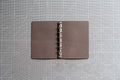 Buttero Leather Ring Binder Cover with Elastic Closure