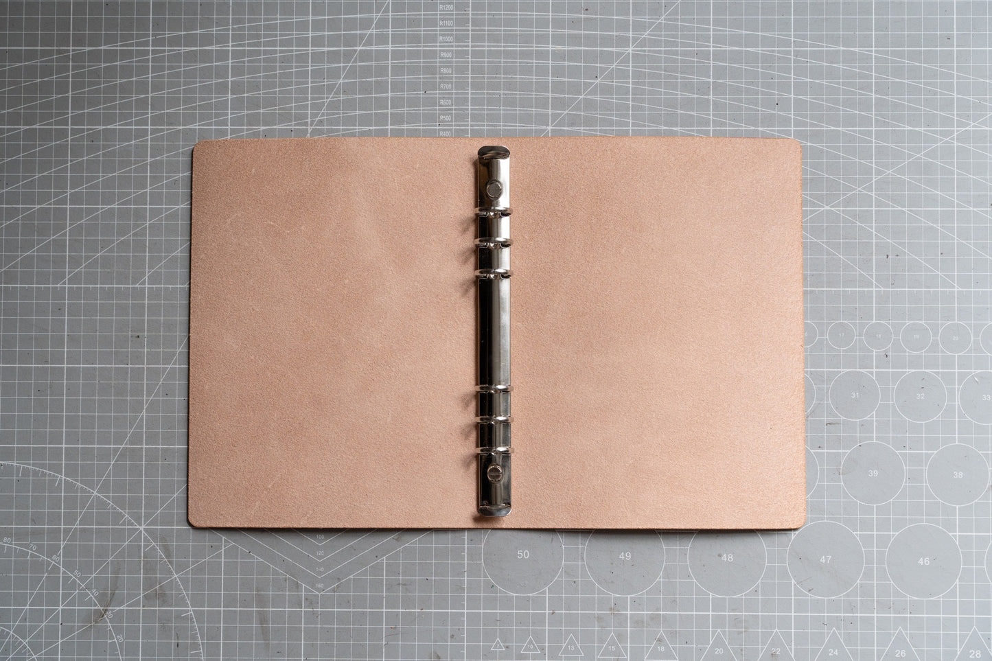 Couverture de classeur en cuir naturel avec fermeture élastique pour Filofax