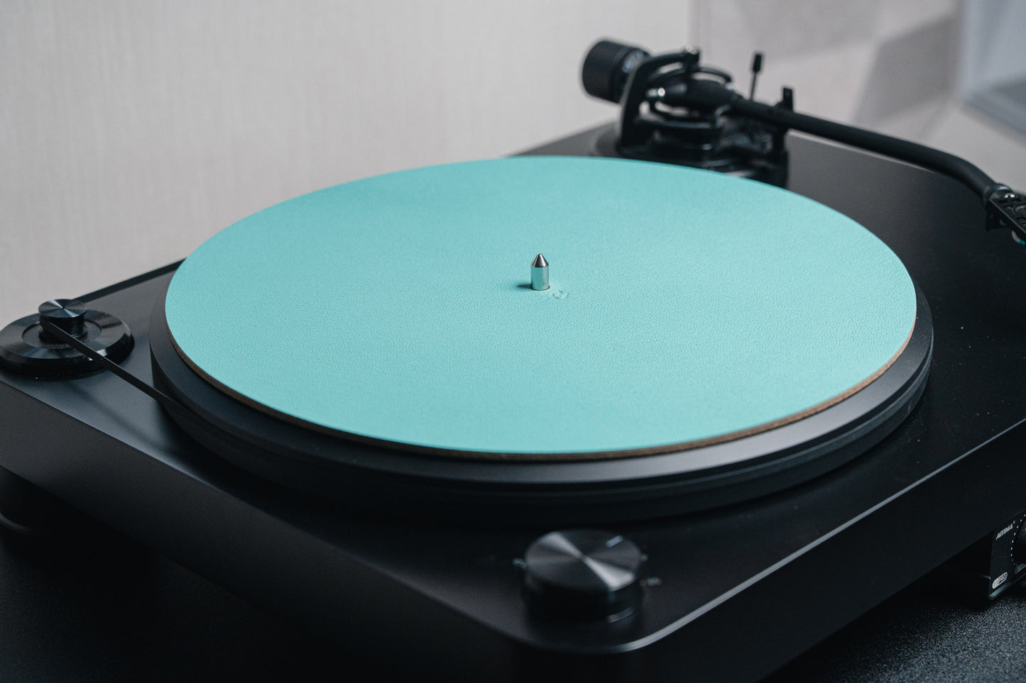 Alran Leather and NBR Cork Turntable Platter Mat