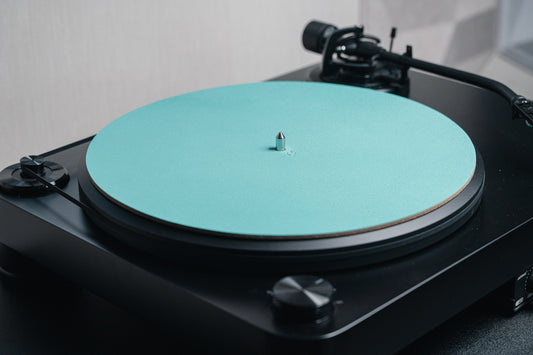 Alran Leather and NBR Cork Turntable Platter Mat