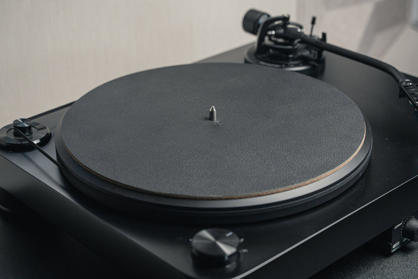 Alran Leather and NBR Cork Turntable Platter Mat