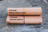 The elastic selection for Buttero Leather Trifold Traveler's Notebook Cover - 2 strands or 4 strands
