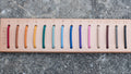The elastic color selection for Buttero Leather Trifold Traveler's Notebook Cover