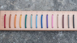 The elastic color selection for Buttero Leather Trifold Traveler's Notebook Cover
