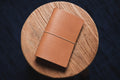 Buttero Leather Ring Binder Cover with Elastic Closure