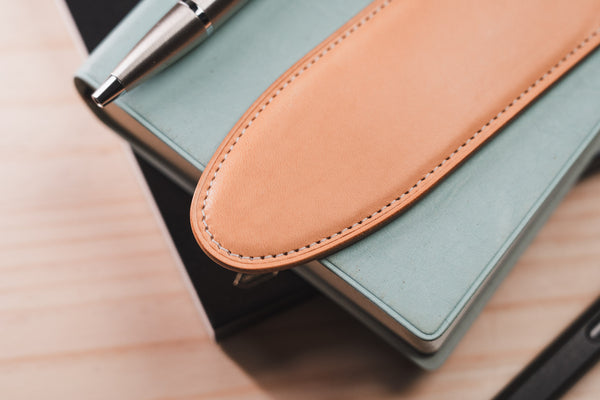Full-Sized Buttero Leather Single Pen Sleeve | 13 Colors