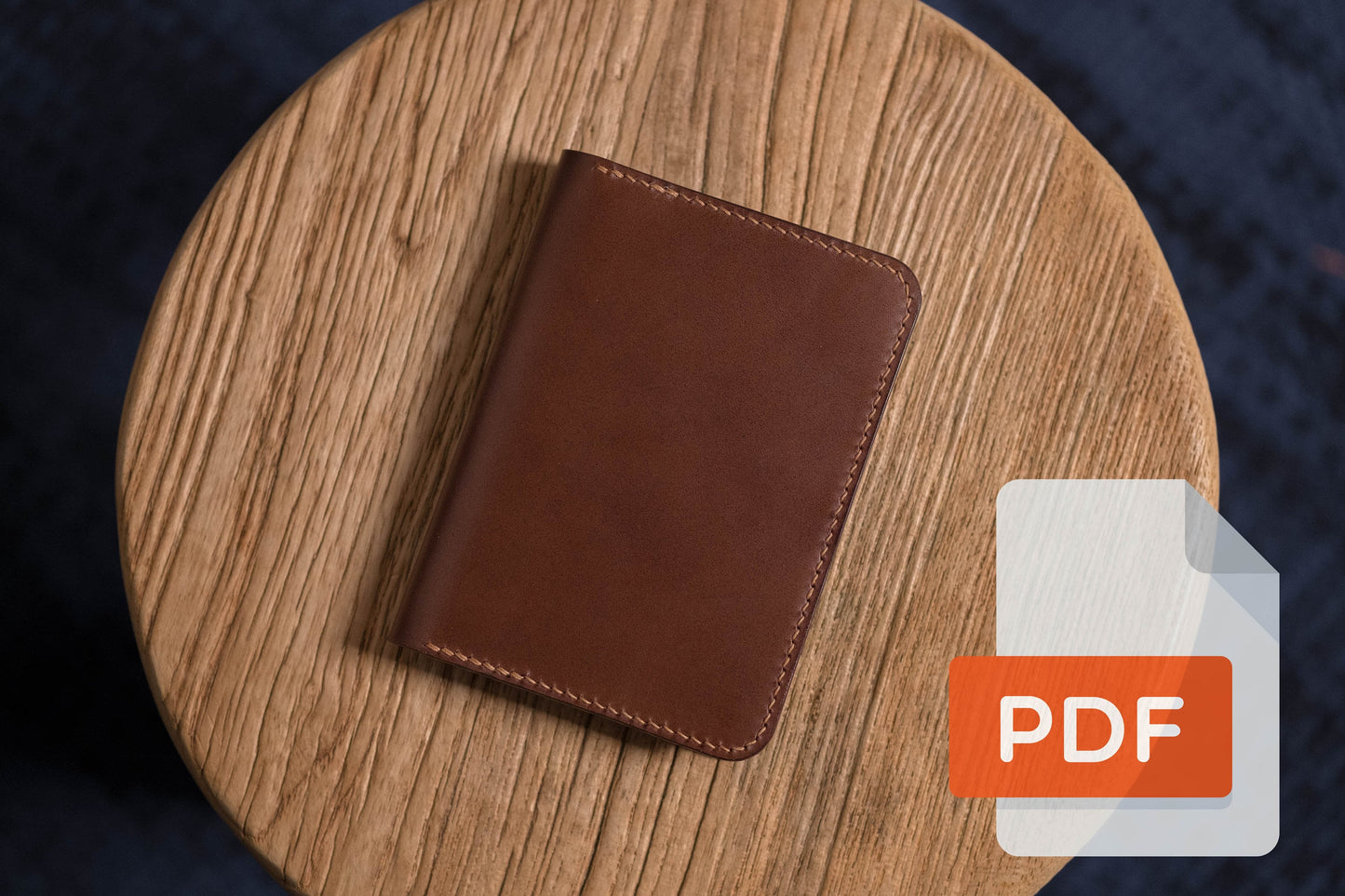 Passport Holder, Passport Wallet PDF Template Set No.19 - Digital Leatherworking Pattern - A4 & Letter Size