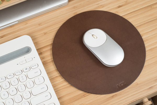 brown mouse pad