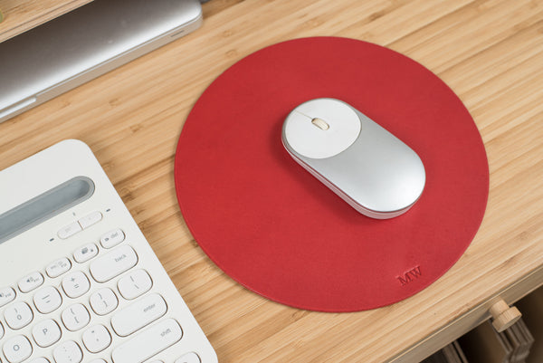 red mousepad