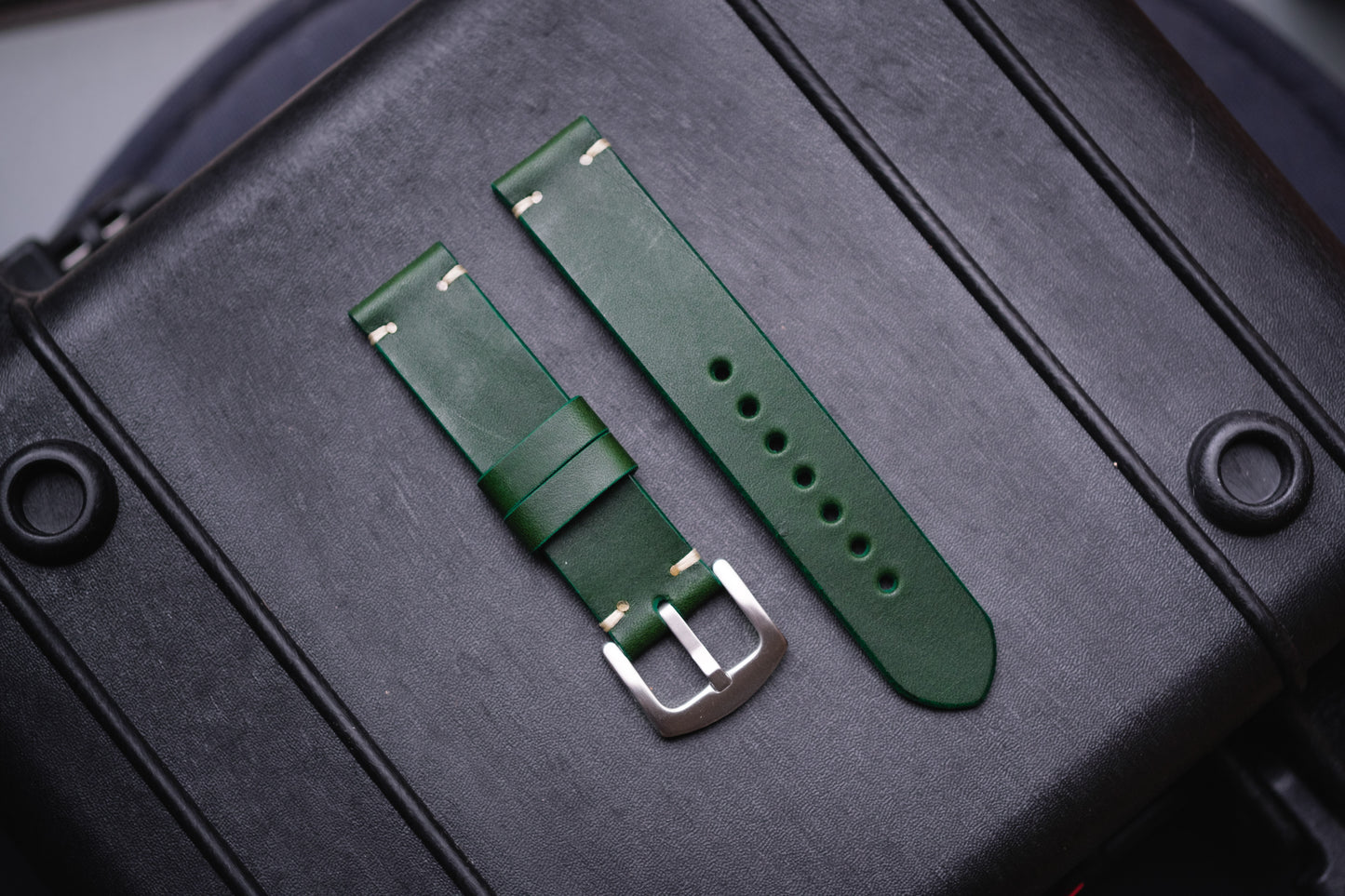 13 FARBEN - Buttero Leder Minimalistisches Uhrenarmband 