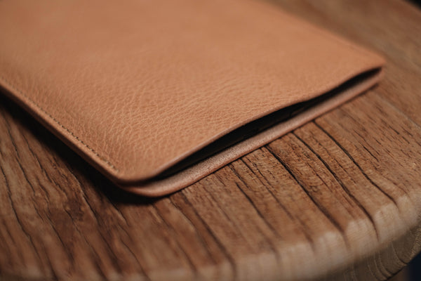 6 COLORS - Natural Minerva Box Leather Kindle Paperwhite 2019 Sleeve