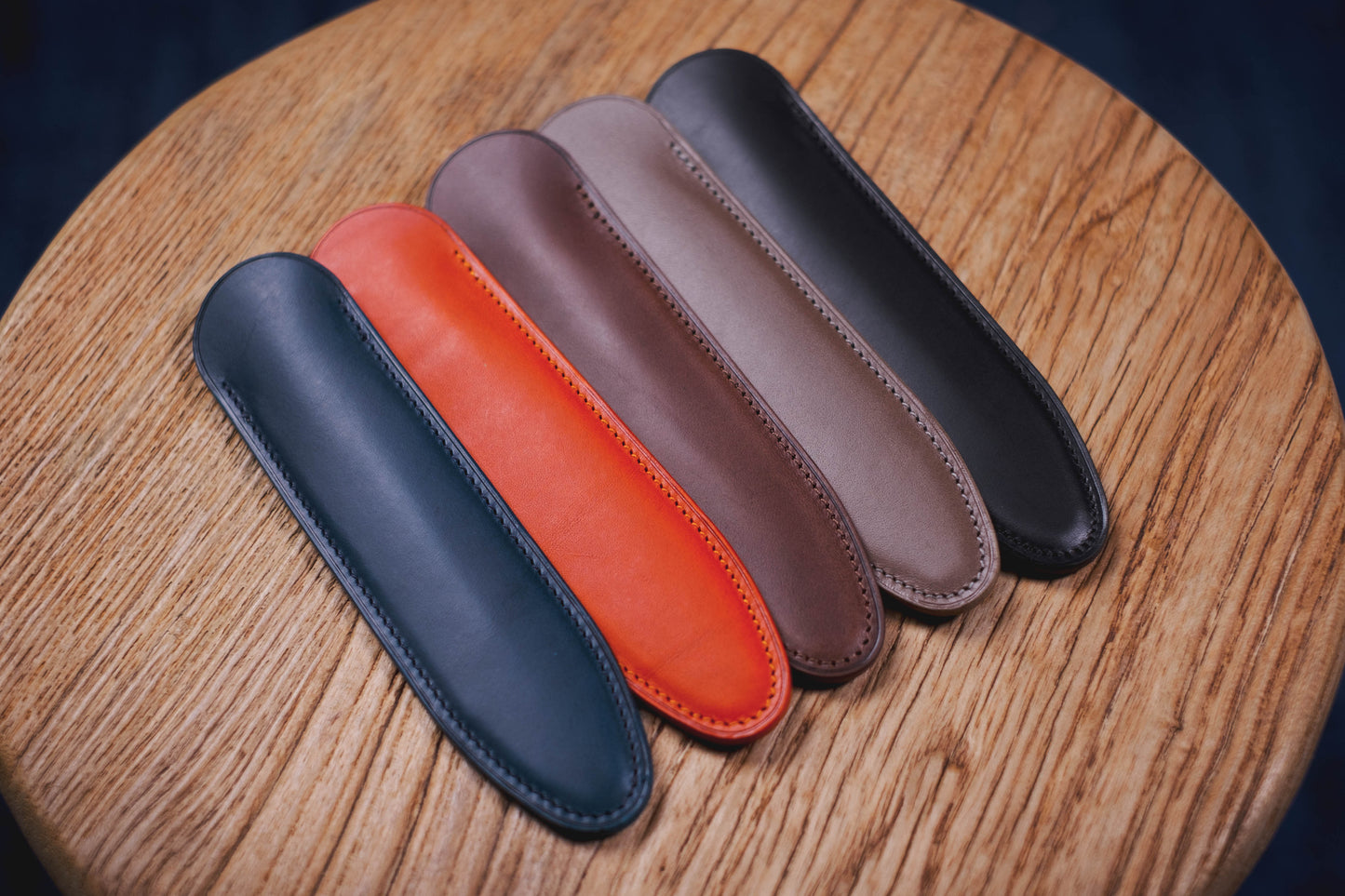 13 COULEURS - Étui en cuir Buttero pour stylo individuel