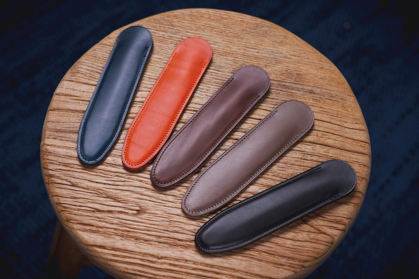 13 COULEURS - Étui en cuir Buttero pour stylo individuel