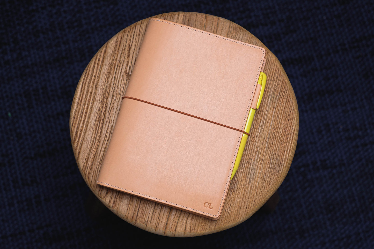 13 COULEURS - Couverture en cuir A5/Hobonichi Cousin/Seven Seas Buttero avec fermeture élastique