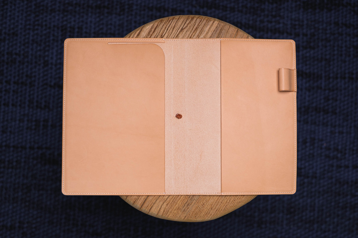 13 COULEURS - Couverture en cuir A5/Hobonichi Cousin/Seven Seas Buttero avec fermeture élastique