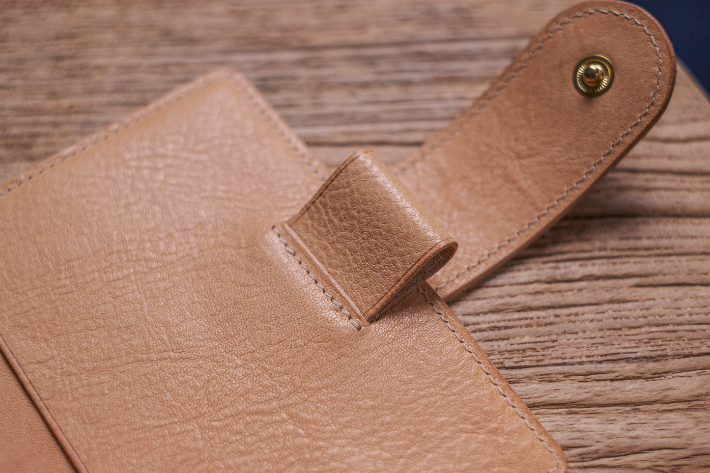 Pocket Pebbled Leather Ring Organizer