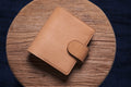 Organiseur de poche pour bagues en cuir grainé