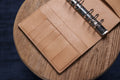 Organiseur de bagues en cuir galet naturel Personal/A6