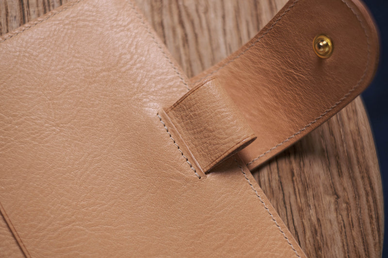 Organiseur de bagues en cuir galet naturel Personal/A6